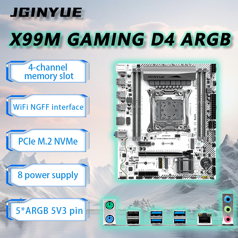 Server Memory Ddr4 - JGINYUE X99 Anakart LGA2011-3 M-ATX Xeon
