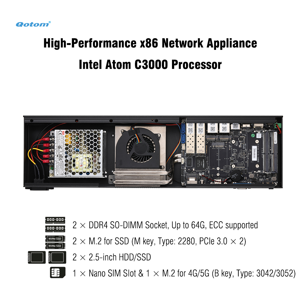 Q20300G9 1U Raf - Atom C3000 C - Ddr4 Desktop Ram incelemesi ve fiyatı
